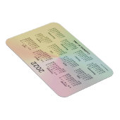 Magnet Flexible Calendrier La Boca Shimmer 2022 par Janz 3x4 Magne (Côté Droit)