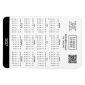Magnet Flexible Calendrier Logo Entreprise 2027 (Horizontal)