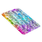 Magnet Flexible Calendrier mensuel (Côté Droit)