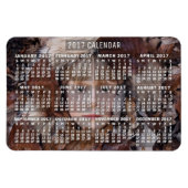 Magnet Flexible Calendrier mensuel 2017 Année Blanc | Ajouter une  (Horizontal)