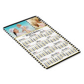 Magnet Flexible Calendrier mensuel 2022 avec rayures et photos per (Côté Droit)