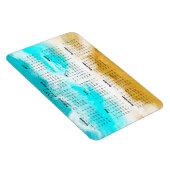 Magnet Flexible Calendrier Mini Aimant de Plage Océan 2022 (Côté Droit)