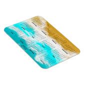 Magnet Flexible Calendrier Mini Aimant de Plage Océan 2022 (Côté Droit)