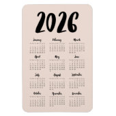 Magnet Flexible Calendrier moderne 2024 (Vertical)