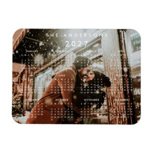 Magnet Flexible Calendrier personnalisé avec photo 2023