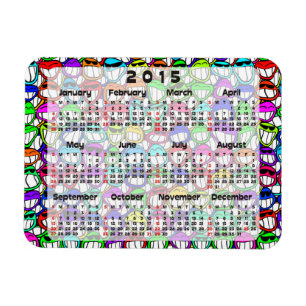 Magnet Flexible Calendrier personnalisé + votre propre photo / bac