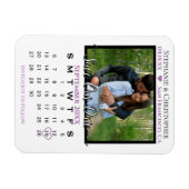 Magnet Flexible Calendrier photo Lavender Enregistrer notre date M (Horizontal)