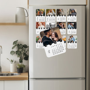 Magnet Flexible Calendrier Photo Minimaliste Moderne Juillet 2026