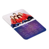 Magnet Flexible Calendrier photo moderne 2017 (Côté Droit)