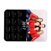 Magnet Flexible Calendrier photo moderne 2017 (Horizontal)
