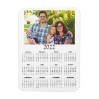 Calendrier photo personnalisé 2022 Mini aimant