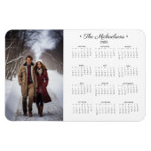 Magnet Flexible Calendrier photo simple 2025 (Horizontal)
