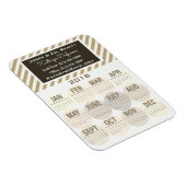 Magnet Flexible Calendrier Professionnel Entreprise 2018 (Côté Droit)