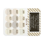 Magnet Flexible Calendrier Professionnel Entreprise 2018 (Horizontal)