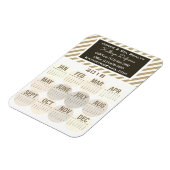 Magnet Flexible Calendrier Professionnel Entreprise 2018 (Côté Gauche)