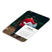 Magnet Flexible Calendrier superposition février 2025 (Côté Gauche)