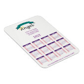 Magnet Flexible Calendrier violet de marque 2022 (Côté Droit)