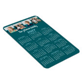 Magnet Flexible Calendrier vue complète avec 4 photos (Côté Droit)