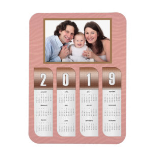 Magnet Flexible Calendriers photo personnalisés 2019