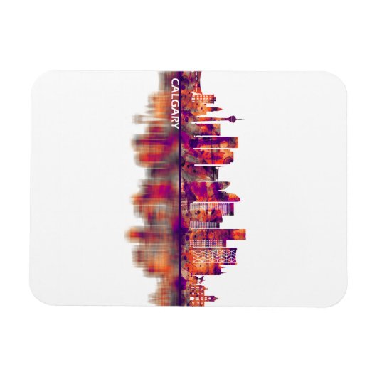 Magnet Flexible Calgary Canada Skyline (Horizontal)
