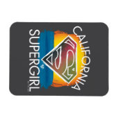 Magnet Flexible California Supergirl Sunset Graphic (Horizontal)