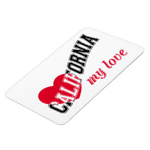Magnet Flexible Californie, mon amour