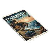 Magnet Flexible Californie Vintage (Côté Droit)