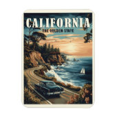 Magnet Flexible Californie Vintage (Vertical)