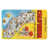 Magnet Flexible Californie vintage (Horizontal)