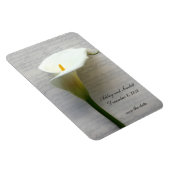 Magnet Flexible calla lily sur aimant flexible d'écriture (Côté Droit)