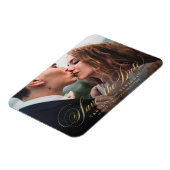 Magnet Flexible Calligraphie classique mariage photo enregistrer l (Côté Gauche)