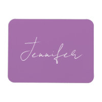 Calligraphie Élégant Lavande Plain Nom simple