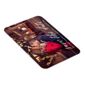 Magnet Flexible Calligraphie Élégante Moderne Photo Save The Date (Côté Droit)