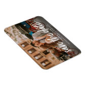 Magnet Flexible Calligraphie Enregistrer la date Mariage photo (Côté Droit)
