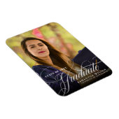 Magnet Flexible Calligraphie Faire-part de diplôme (Côté Droit)