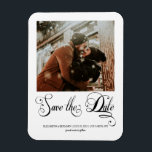 Magnet Flexible Calligraphie Moderne Script Photo Enregistrer La D<br><div class="desc">Design minimal et élégant imprimé Moderne Calligraphie Script Photo Enregistrer l'aimant de date qui peut être customisé avec votre texte. Cliquez sur le bouton "Customiser" et utilisez notre outil de conception pour modifier ce modèle. Découvrez le magasin Graphic Art Design pour d'autres produits qui correspondent à ce design !</div>