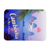 Magnet Flexible Cambodge : Voyager dans l'aventure (Horizontal)