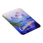 Magnet Flexible Cambodge 'Voyagez dans l'aventure' (Côté Droit)