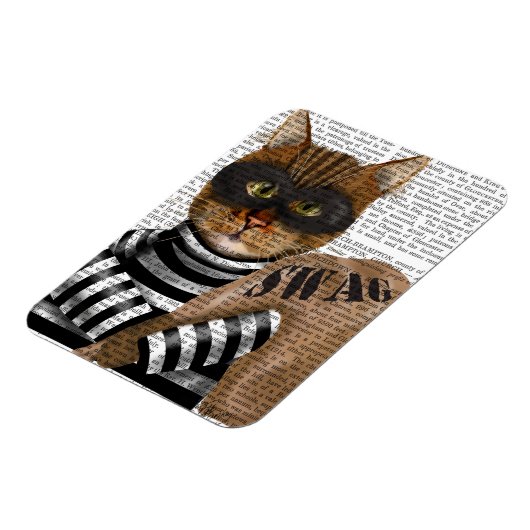 Magnet Flexible Cambriolage de chat (Côté Gauche)