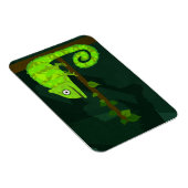Magnet Flexible Caméléon vert mignon (Côté Droit)
