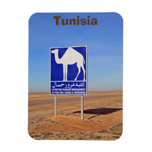 Magnet Flexible Camels sign, Tunisia