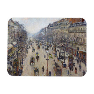 Magnet Flexible Camille Pissarro - Boulevard Montmartre, matin