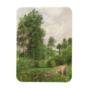 Magnet Flexible Camille Pissarro Paysage, gris de temps un