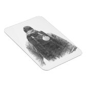 Magnet Flexible Camino de Santiago Pilgrim (Côté Droit)