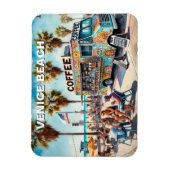 Magnet Flexible Camion de café Venice Beach (Vertical)