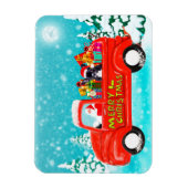 Magnet Flexible Camion de livraison de Père Noël de Noël de (Vertical)