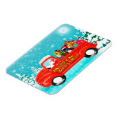 Magnet Flexible Camion de livraison de Père Noël de Noël de (Côté Gauche)