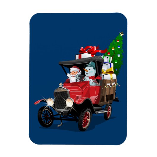 Magnet Flexible Camion de Noël (Vertical)