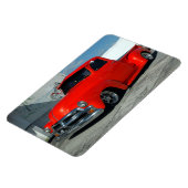 Magnet Flexible Camion de ramassage Customisé rouge (Côté Gauche)