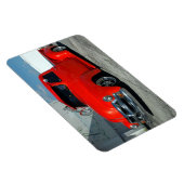 Magnet Flexible Camion de ramassage Customisé rouge (Côté Droit)